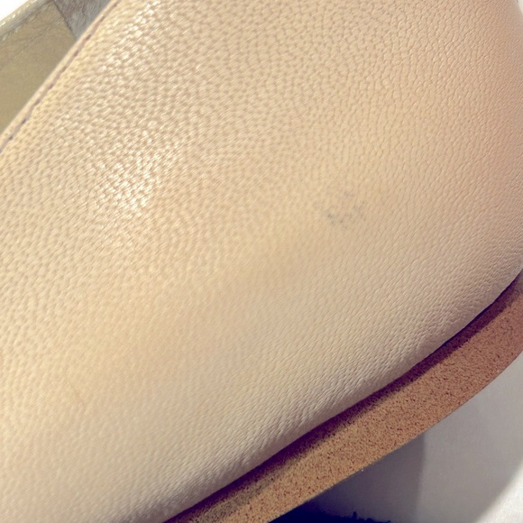 Sam Edelman Rae Pointed Toe Nude Leather Flats Sz 8.5 - Picture 8 of 8